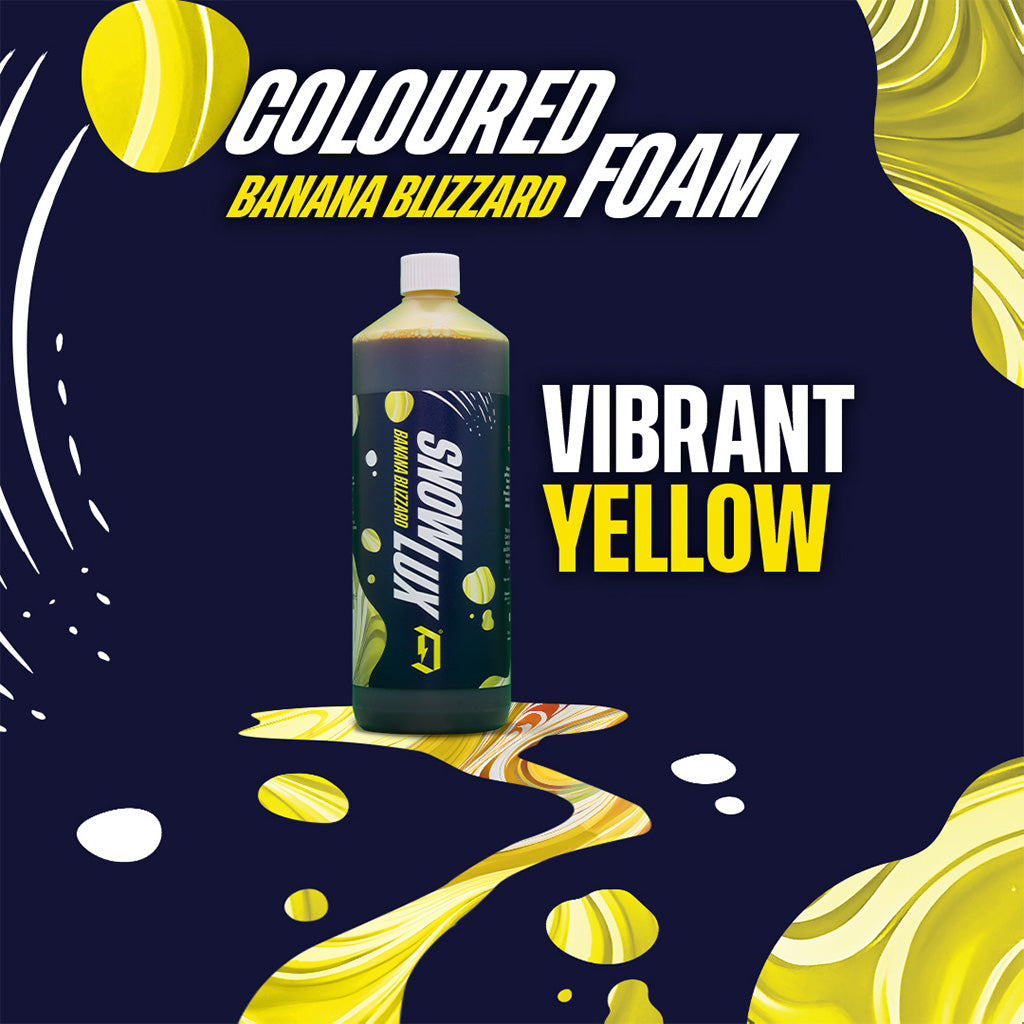 Duel Autocare Snow Lux Banana Blizzard Coloured Snow Foam 1 Litre