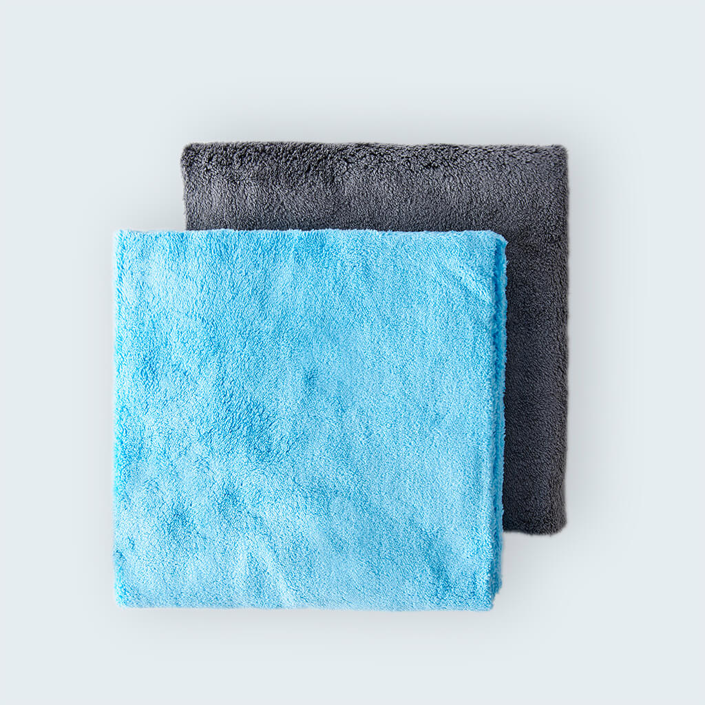 Duel Autocare BUFF Microfibre Cloths Twin Pack