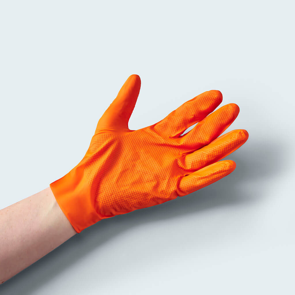 Duel Autocare Tough Glove Gator Gripz Disposable Nitrile Gloves